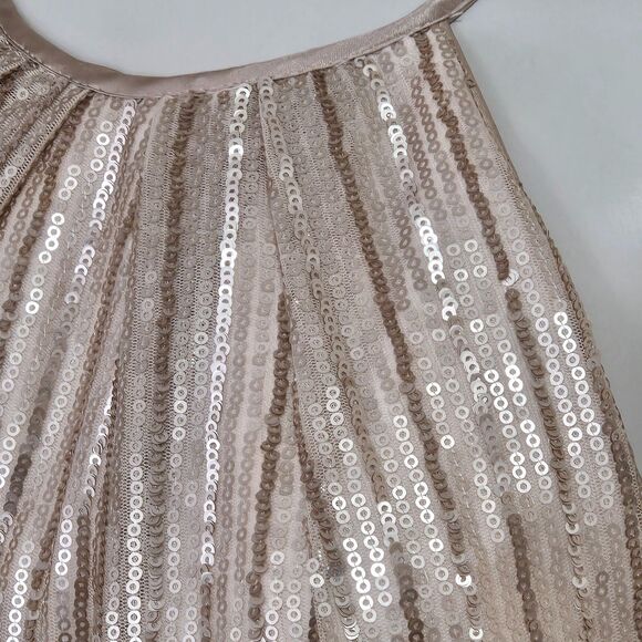 Adrianna Papell Weddington Way Gown Sz 8 Isabelle Sequin Gold Formal Evening NWT - Picture 8 of 16
